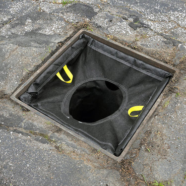 Rectangular, Cone Style Storm Sentinel® Catch Basin Insert, Adjustable, Black - 16x20 (41x51) in. (cm.)